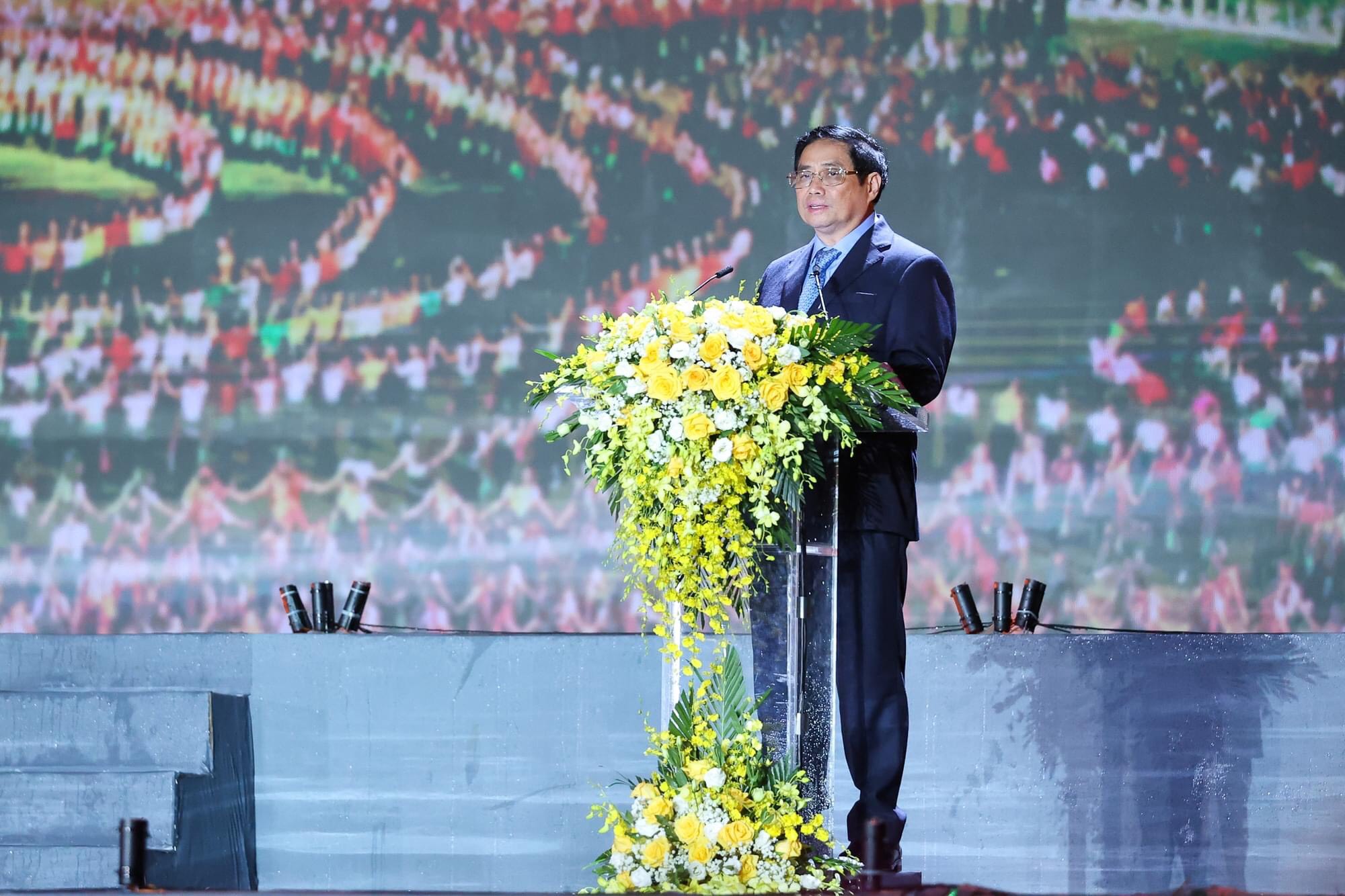  Thủ tướng Chính phủ Phạm Minh Chính phát biểu tại lễ đón nhận
